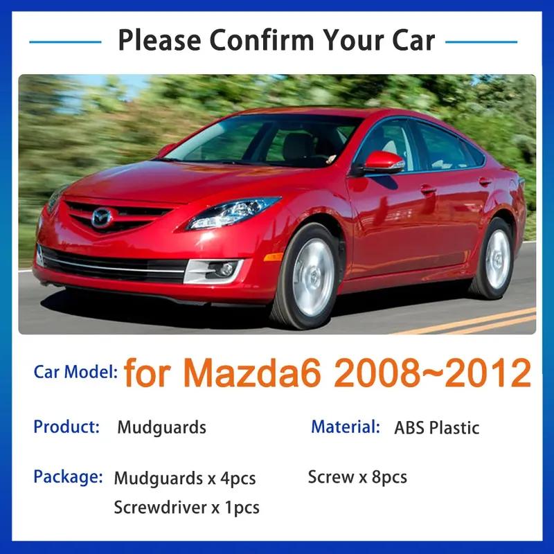 2x Mud Flaps for Mazda6 Mazda 6 GH1 2012 2011 2010 2009 2008 Ultra Accessories Mudguards Fender Splash Guards Flap Rear Mud Auto