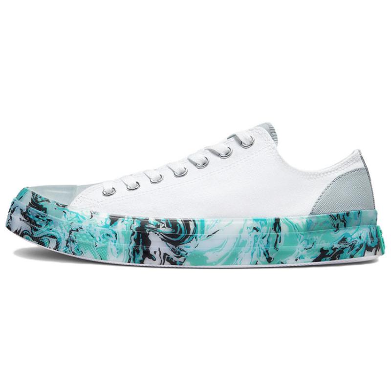 

Converse Chuck Taylor All Star CX Marbled Casual Low-Top Canvas Shoes Unisex White & Blue 36