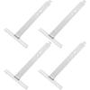 4 Pcs Stainless Steel Roller Shutter Suspension Spring Parts Aluminum Alloy Hanger Hook Accessories For Shutters Repair Open