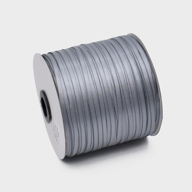 0.3cm Encrypted Polyester Satin Ribbon for Clothing and DIY Accessories