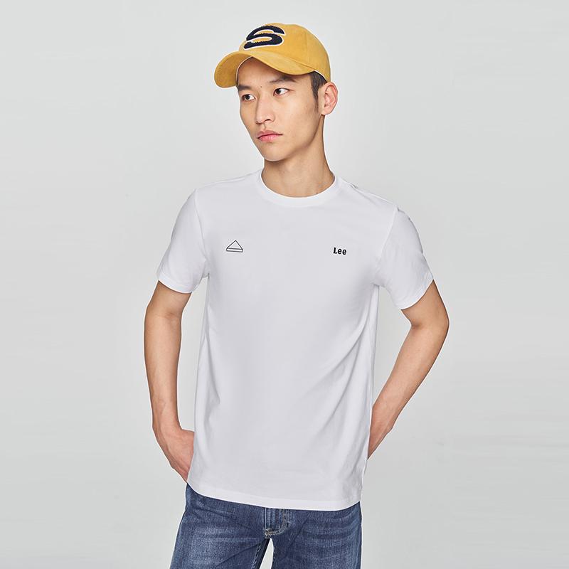 SS25 Slim Fit High Street Round Neck Logo Print Short Sleeve T-Shirt Men T-Shirts LMT010172K9900FK14000