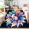 1pc Nine Tailed Fox Design Area Rug - Soft, Anti-Slip, and Durable Gaming Room Decor for Bedroom
