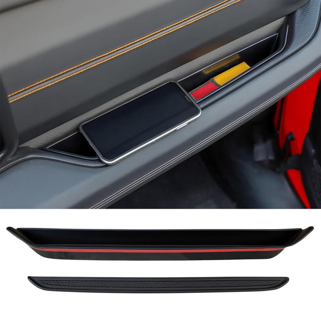 RefinedBase Jeep Wrangler Glove Box Interior Storage Pocket Small Item Compartment JL JT 4XE 2024 2025