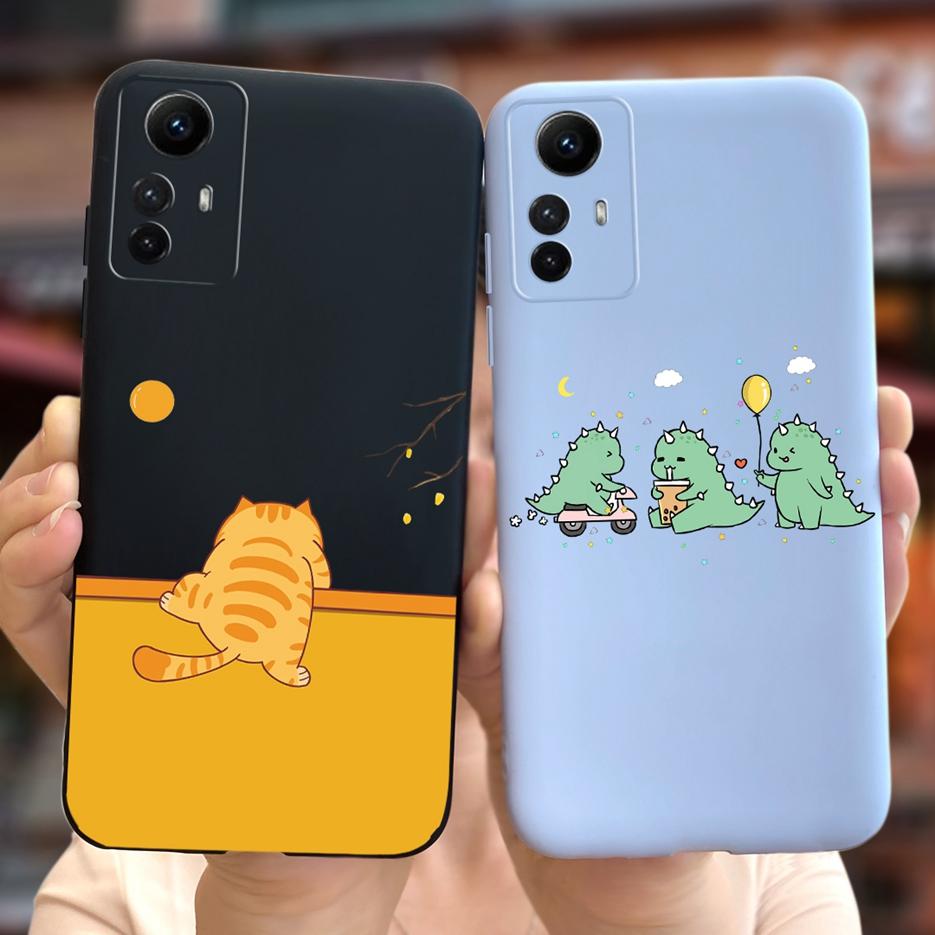 For Xiaomi Redmi Note 12s Case Cute Fashion Cartoon Back Cover 6.43'' Soft TPU Phone Case For Redmi Note 12S Note12s Fundas Capa