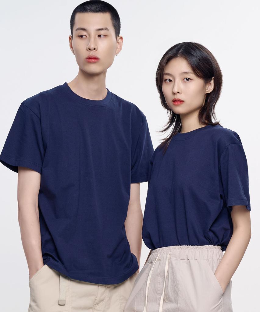 Yunaitideuaeseul [2Pack] Basic Plain Short Sleeve T-Shirt (Type A)