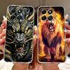 Für Huawei Honor X6 X6s 4G 5G X6a Plus Handyhülle Drache Löwe Tiger Cool Mode Malerei Rückseite Weiches Schwarzes Silikon Hülle