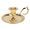 Handheld Taper Candle Holder Round Bottom Brass Candlestick Holder  Christmas Decor