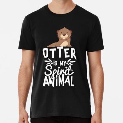 Cute Otter Is My Spirit Animal Funny Animal T-Shirt S-5XL Best T-Shirt