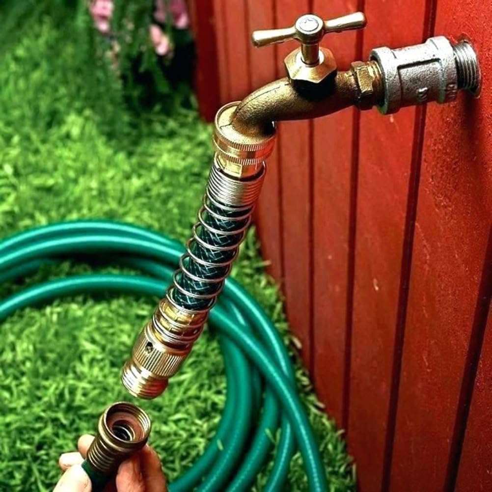 Anti-Bending Water Joint Connector water hose adapter protector hoses coupling adapter extension hose coil spring protector Faucet Galvanized copper