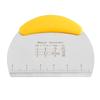 114g Rubber-Plastic Handle Cake Dough Scraper with 430 Stainless Steel Cutting Surface