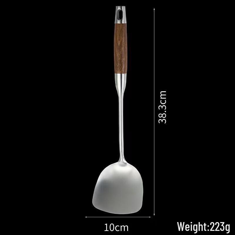 Stainless Steel Wok Spatula & Ladle Set