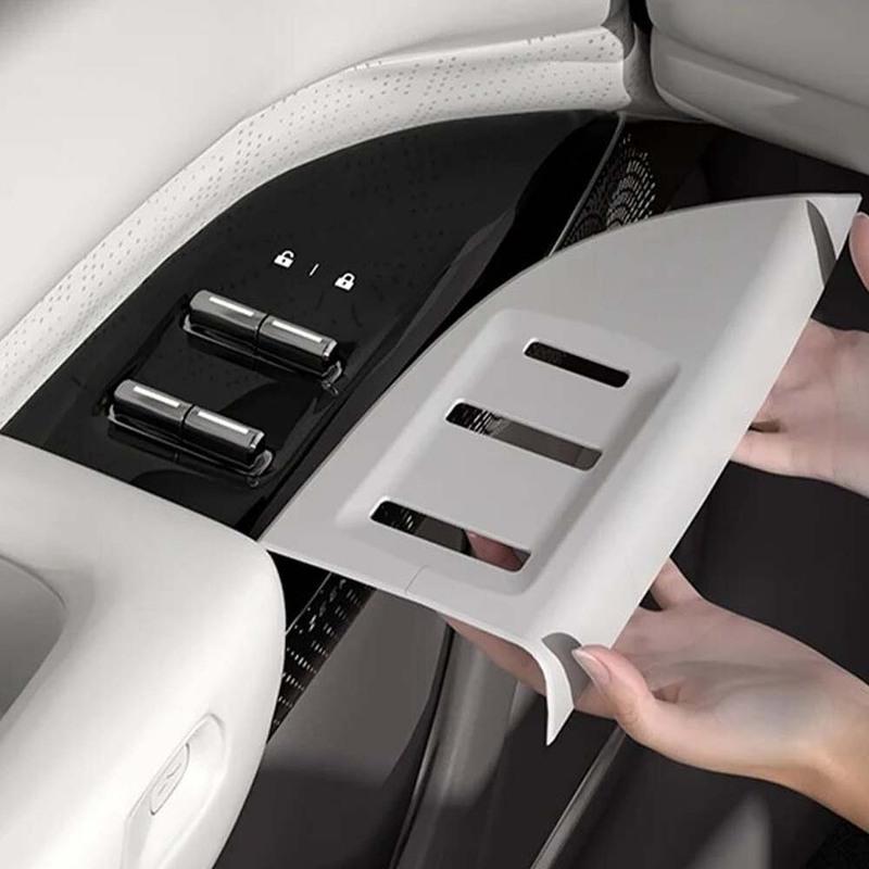 Autoinnenraumdekoration Abdeckung für Fensterhebetaste Für ZEEKR 7X 2025 Anti-Rutsch-Matte Autozubehör Ein Auto modifizieren