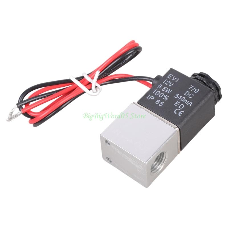 24TE Air Pneumatic DC12V 2 Position 2 Way Normally Closed Solenoid