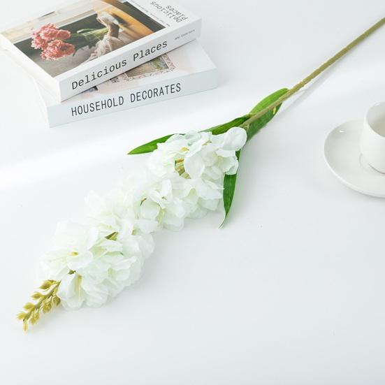 1 Branch Imitation Flower Anti-fade Decorative Multiple Layers Petals Elegant Simulation Larkspur Wedding Scene Layout Decoration