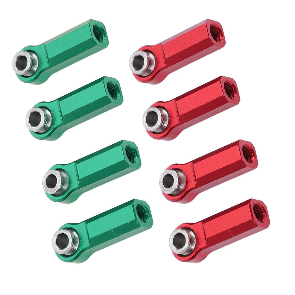 4 Pcs RC Link Rod End M4 Thread CW 7mm High Strength Alloy Ball Joint Head for 1/10 Model Car