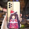 Game N-Nekopara Cute For Samsung S 25,24,23,22,30,21,10,9,Ultra,Plus,Lite,FE,4,5G Black Soft Case Phone Case
