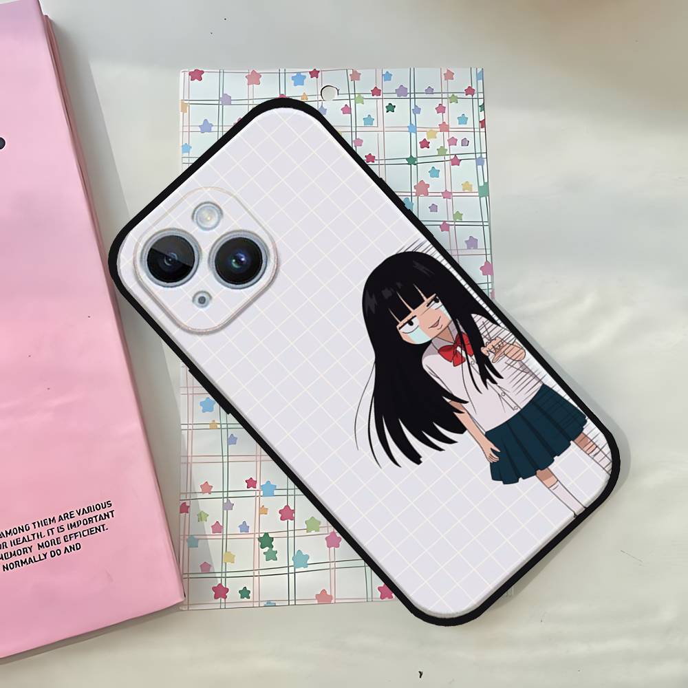 K-Kimi Ni T-Todoke Sawako Phone Case For IPhone 1716 15 14 13 Pro Max 11 12 Mini X Xs XR Black Silicone Cover