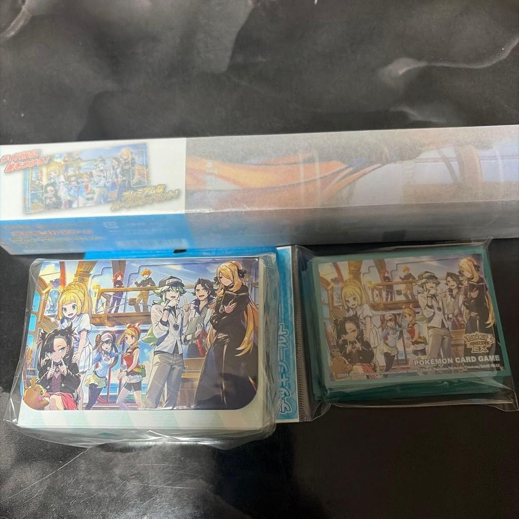 Used Pokemon Card Game TRAINERS Salon!! Playmat Deck Shield Deck Case