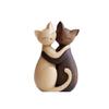 Carved Wooden Cats/Dog Figurines Table Ornament Cats/Dog Statue Sculptures Collectibles Home Decors Art Carving Work