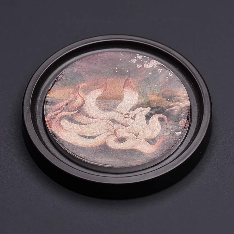 

Chinese Style Retro Water Absorbing Tea Coasters Anti-skidding Mats Heat Insulation Placemats Tea Ceremony Accessories New