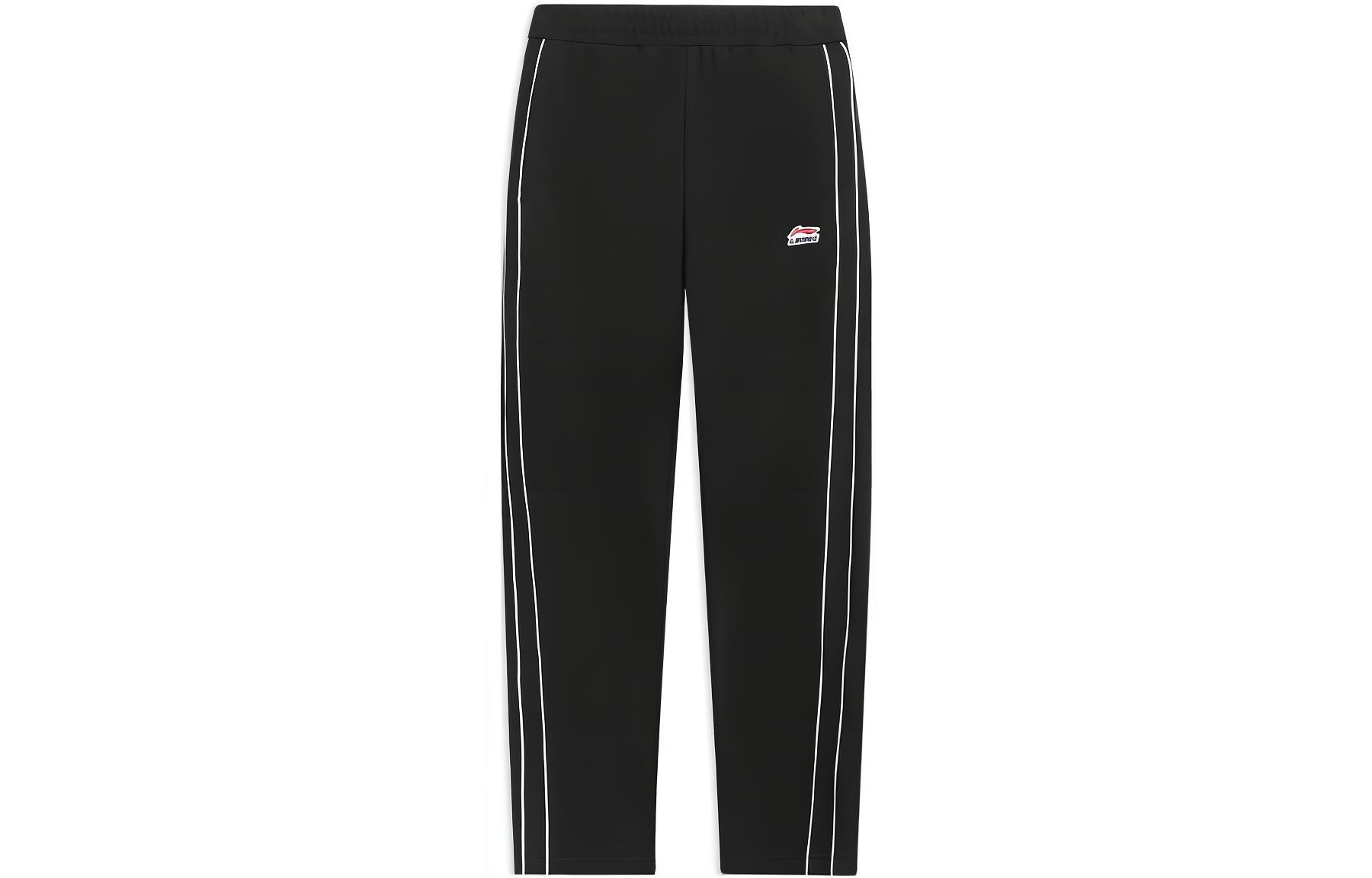Li Ning Sports Fashion Collection Knitted Fabric Sports Pants Men s Black AKLS997-1 XXL