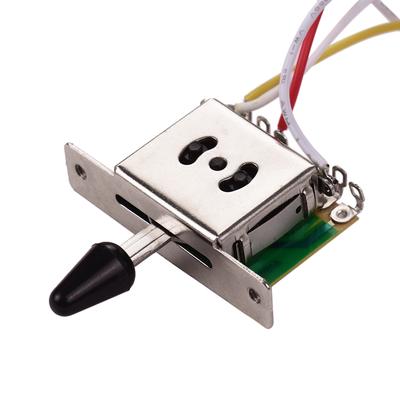 Kit de câblage de remplacement pour guitare électrique, avec 1 Volume, 2 tons, 1 Jack 500K, interrupteur à bascule à 5 voies