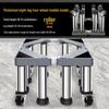 Universal Washing Machine & Refrigerator Stand with Stainless Steel Wheels