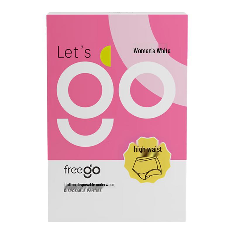 Freego Women s Disposable Pure Cotton High-Waist Underwear XL (110-130 catties)