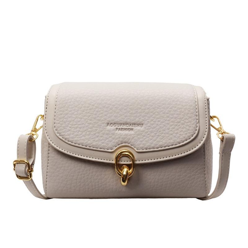 Geantă nouă de damă high-end, geantă șa la modă, versatilă, cu textură de vară, capacitate mare, geantă simplă de umăr, tip messenger