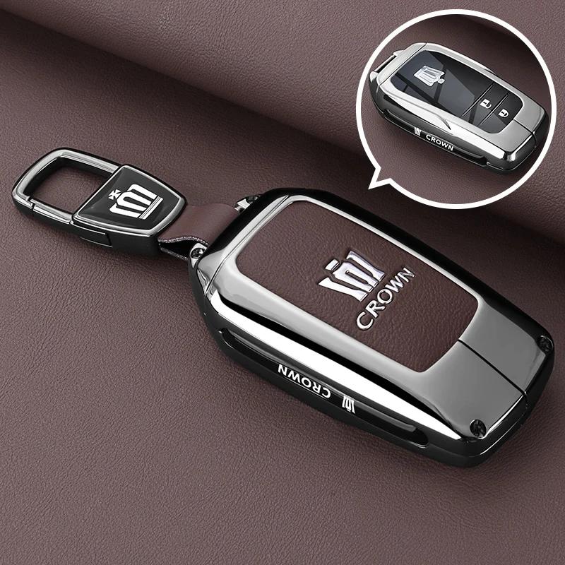 ANW1 2024 Toyota Crown Land Cruiser Key Set 14th Generation Special Product 13 Luxury Edition Automotive Parts 12 Buckle Case for Men