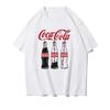 2026 Summer New Men's Women T-shirt Fashion Streetwear Coke T-shirt Unisex Astronauts Joint Design Short Sleeve Commemorative Shirt
