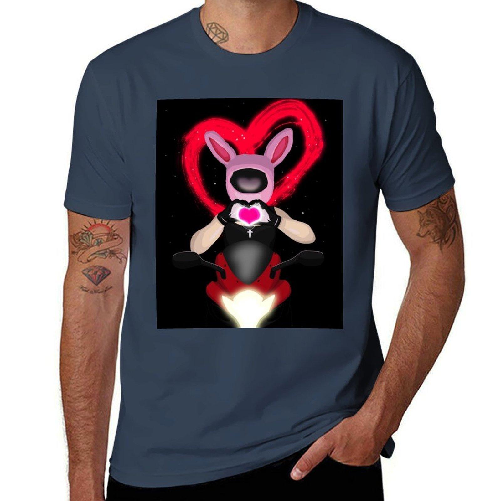 Spread The Love Graphic Tshirt Big Size Short Sleeve Casual Top S