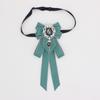 Rhinestone Ribbon Bowtie Ribbon Ribbon Bow Brooch Retro Bow Tie  For Men and Women