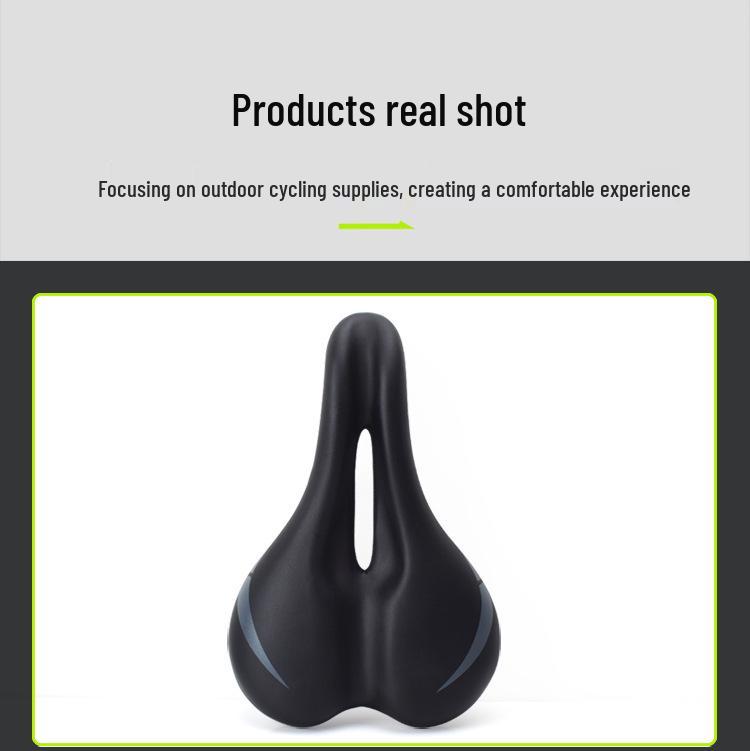 Comfortable Breathable Bicycle Saddle for Mountain, Road, and Fixed Gear Bikes