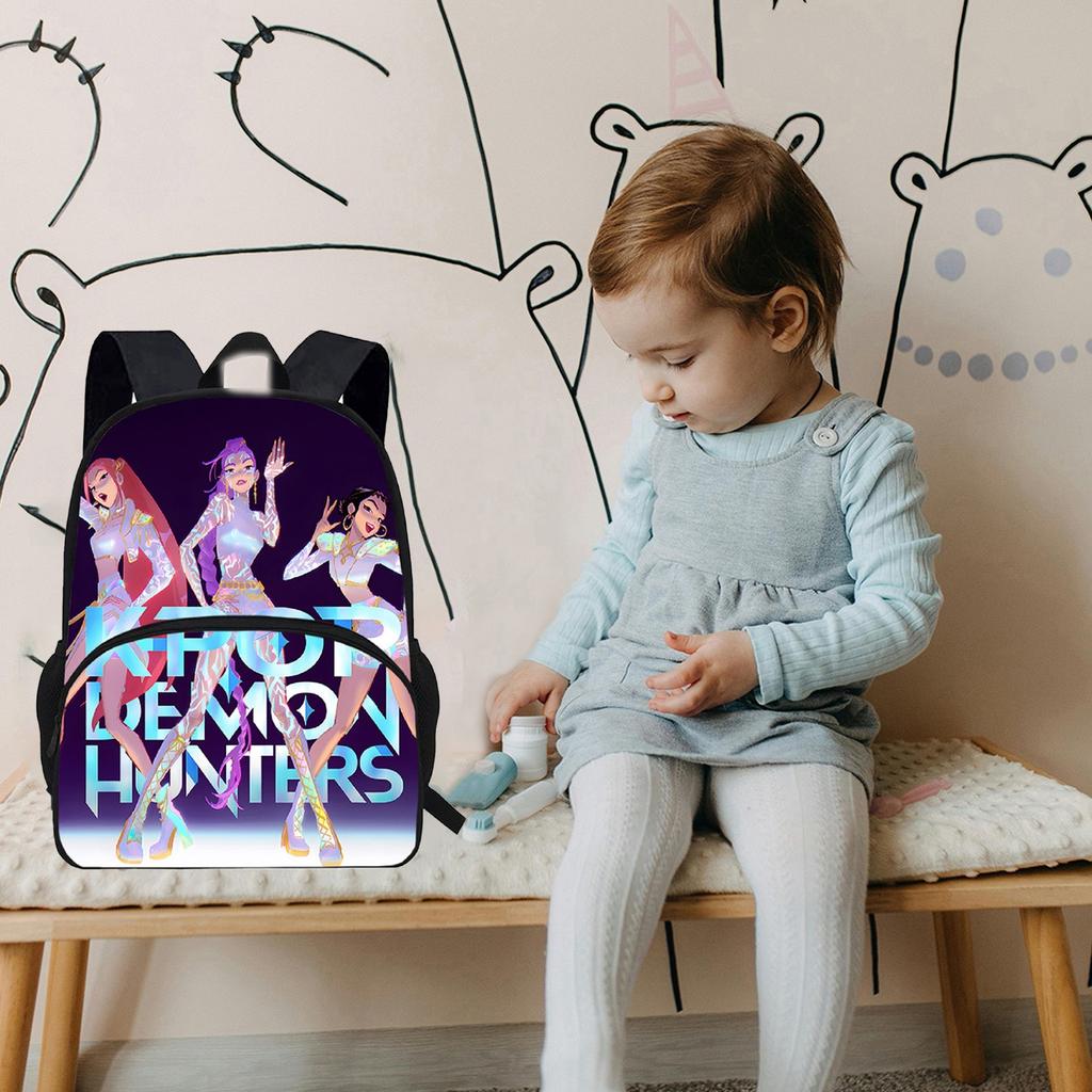 Elementary School Cartoon Backpack And Peripheral Backpack Three Piece Set