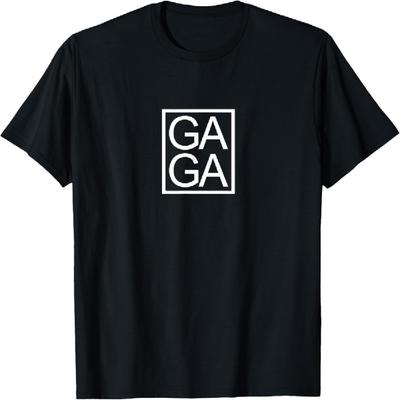GAGA Novinka Grafický design Minimalistická typografie Dárkové tričko