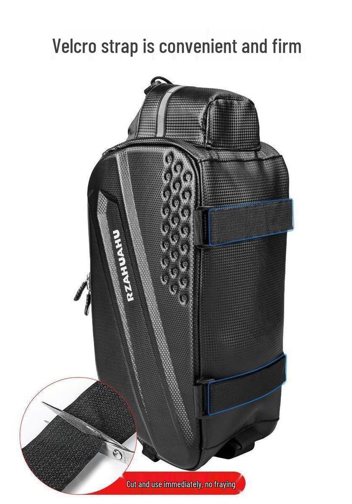Hard Shell Bicycle Rear Seat Storage Bag - Mountain Bike Tail Bag & Rear Rack Pannier