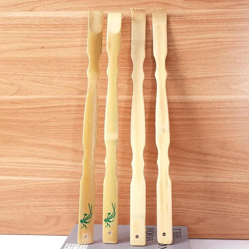 Portable Itch Reliever Bamboo Back Scratcher - Lightweight Durable, Body Massager, Travel Friendly Adult Scratchers