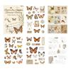 Retro Scrapbooking Sticker Cartoon Sticker Book Adhesive Sticker Photocard Sticker Book for Journal Decoration