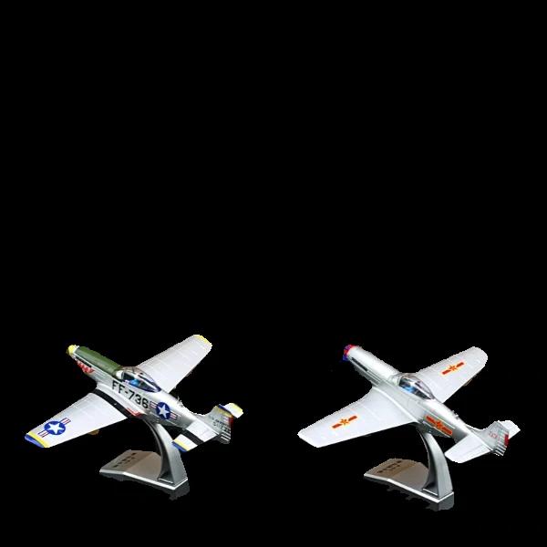 Diecast 1:48 Scale P51 Mustang Fighter Alloy Model Toy Simulates Military Combat Aircraft Model Souvenir Display Ornaments