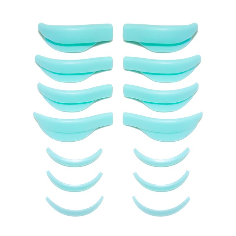 NEW 7Pairs Eyelash Perming Pad Silicone Eyelashes Perming Curler Reusable Lash Lift Shield Pads Eyelash Lifting