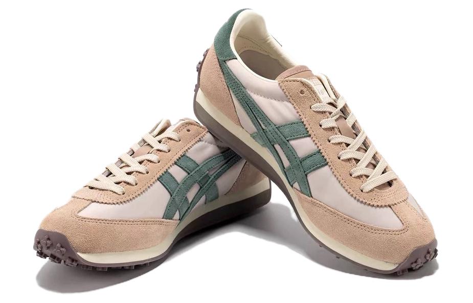 ONITSUKA TIGER Edr 78 Cushioning, Wear Resistant Low Top Casual Shoes Unisex Brown Green 1183C263-250
