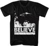 UFO Flying Saucer Believe Graphic T-shirt