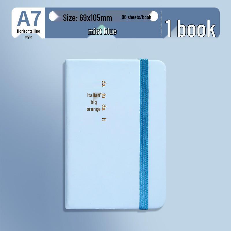 A7 Mini Pocket Notebook - Portable, Simple Style, High Value Memo Pad