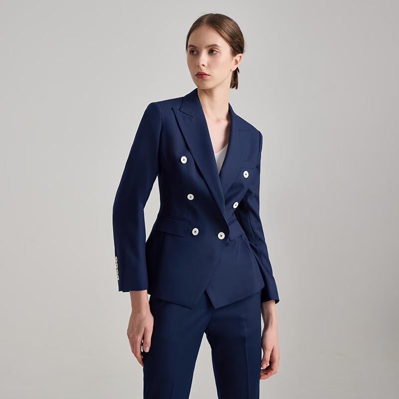 LadyS Elite Women's Navy Wool Blend Suit Separates