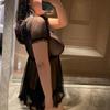 Plus Size Sexy Transparent Mesh Lace Nightgown