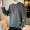 Men's Sweatshirt Spring Trend Casual Loose Hoodless Base Jacket Sweatshirt Plus Size Men's Underwear