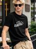 Men Women Cotton Printed Casual Tee Short Sleeve Summer Fashion Daily Comfortable Top