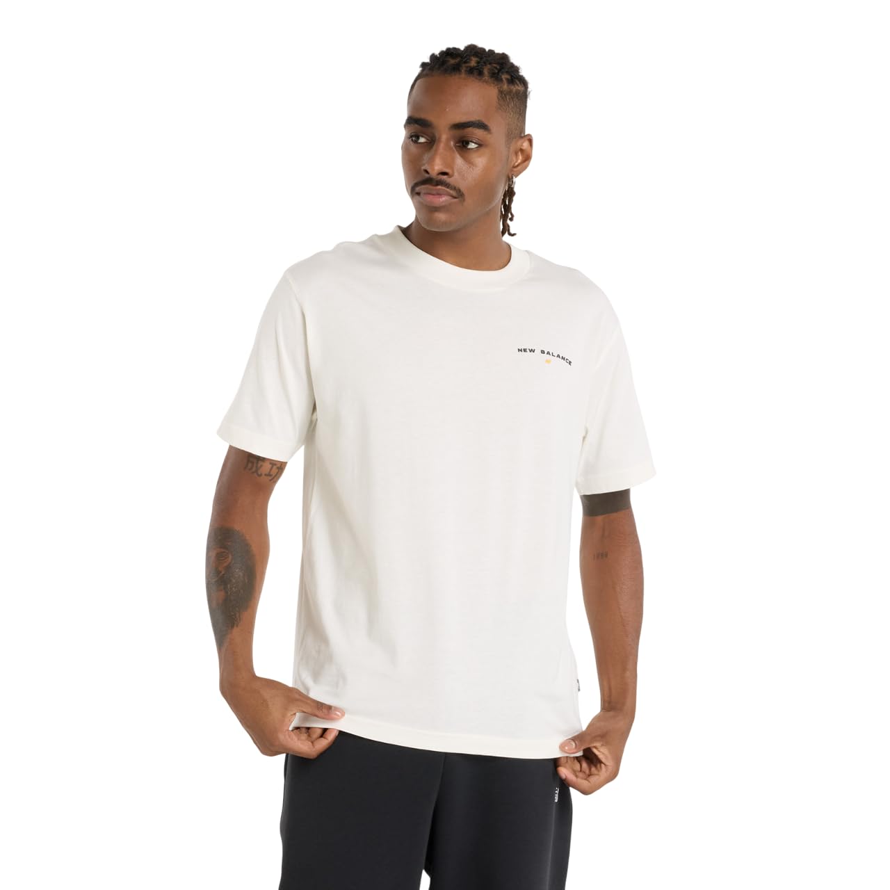 

New Balance MT51507 Графическая футболка с коротким рукавом 51915 51507 51506 SST 2XL Футболка (MT51917 51412) Мужской (Морская соль)