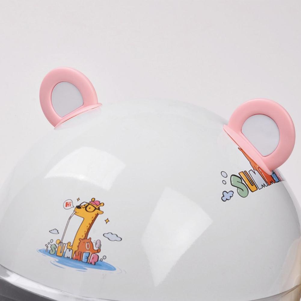 2Pcs Cute Motorcycle Helmet Bear‘s ’Ears Motocross Electric Bike Helmet and Car Steering Wheel Decroation Accessories Driving Styling #469993